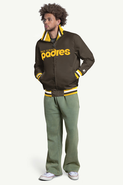 Starter MENS SAN DIEGO PADRES CAPTAIN VARSITY JACKET