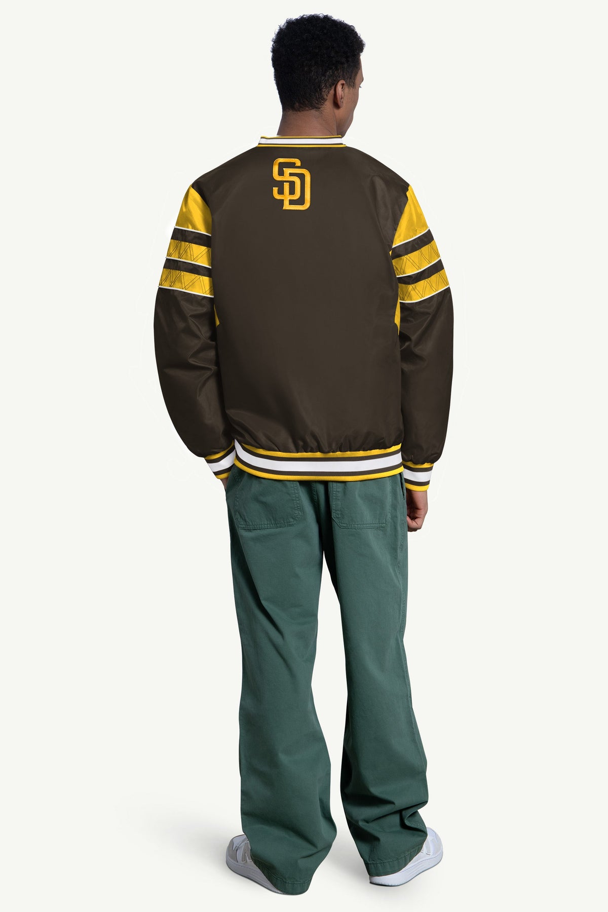 Starter MENS SAN DIEGO PADRES ENFORCER V-NECK PULLOVER JACKET