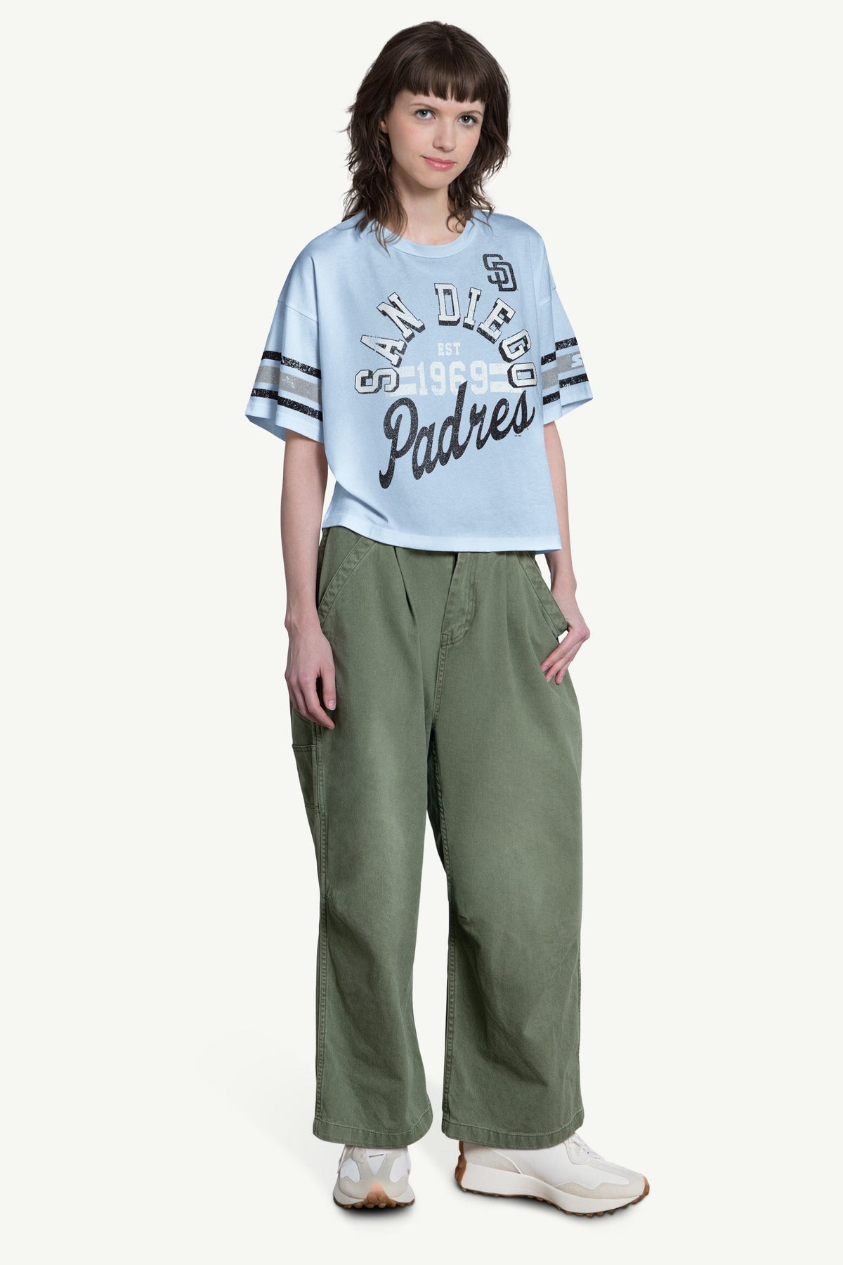 Starter WOMENS SAN DIEGO PADRES OFFENSE SHORT SLEEVE T SHIRT