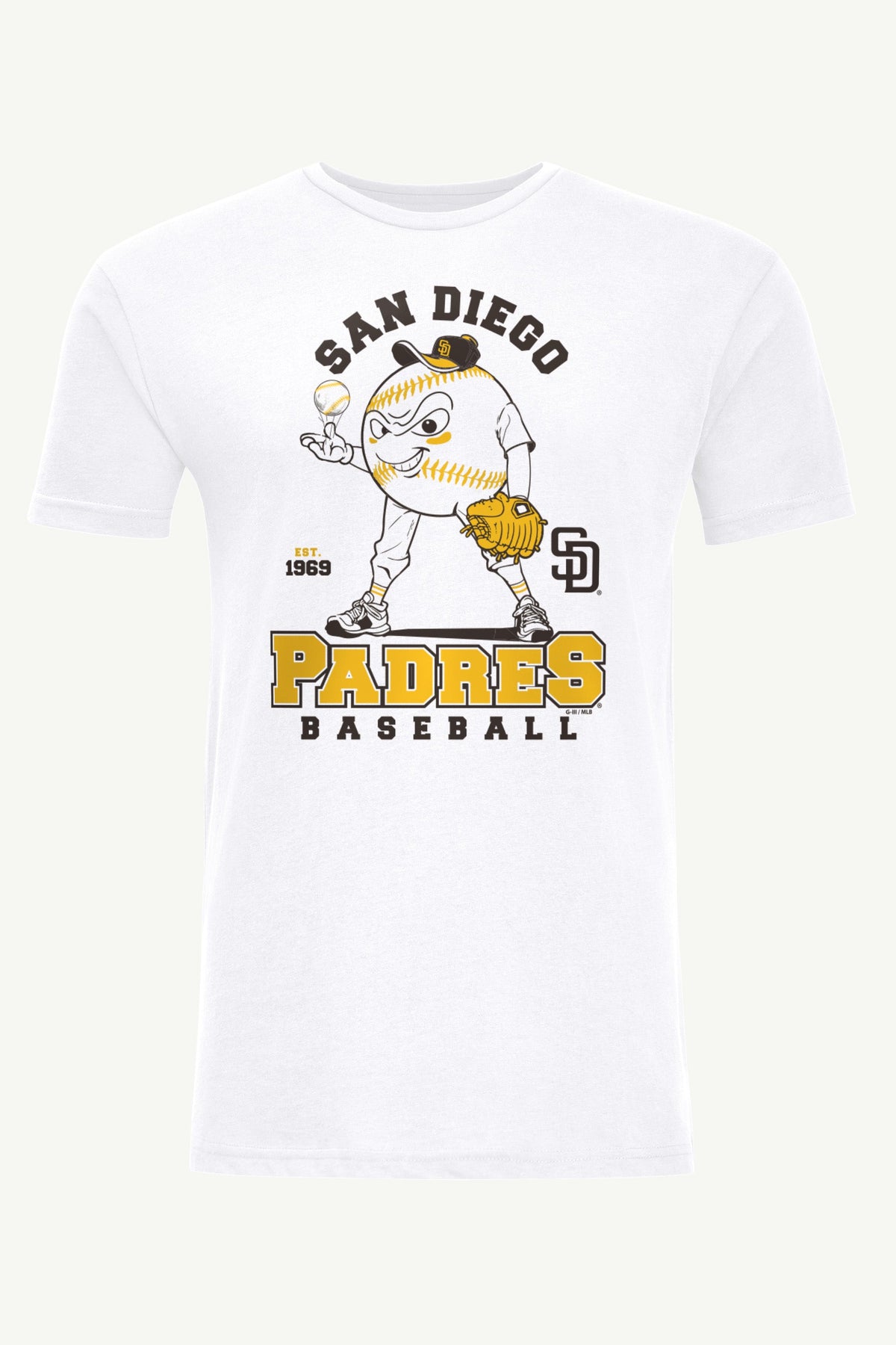 Starter MENS SAN DIEGO PADRES BASEBALL CHARACTER SHORT SLEEVE T SHIRT