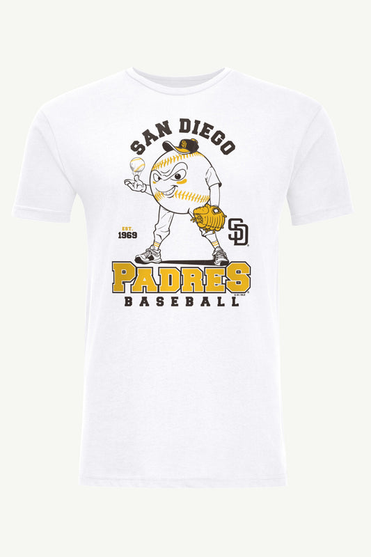 Starter MENS SAN DIEGO PADRES BASEBALL CHARACTER SHORT SLEEVE T SHIRT