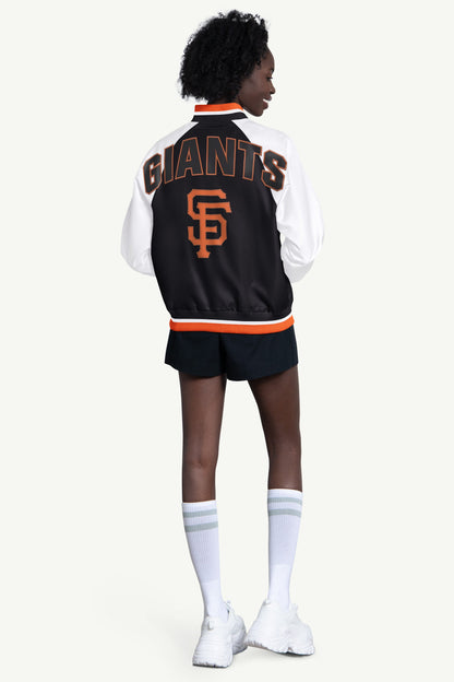 Starter WOMENS SAN FRANCISCO GIANTS BLITZ VARSITY JACKET