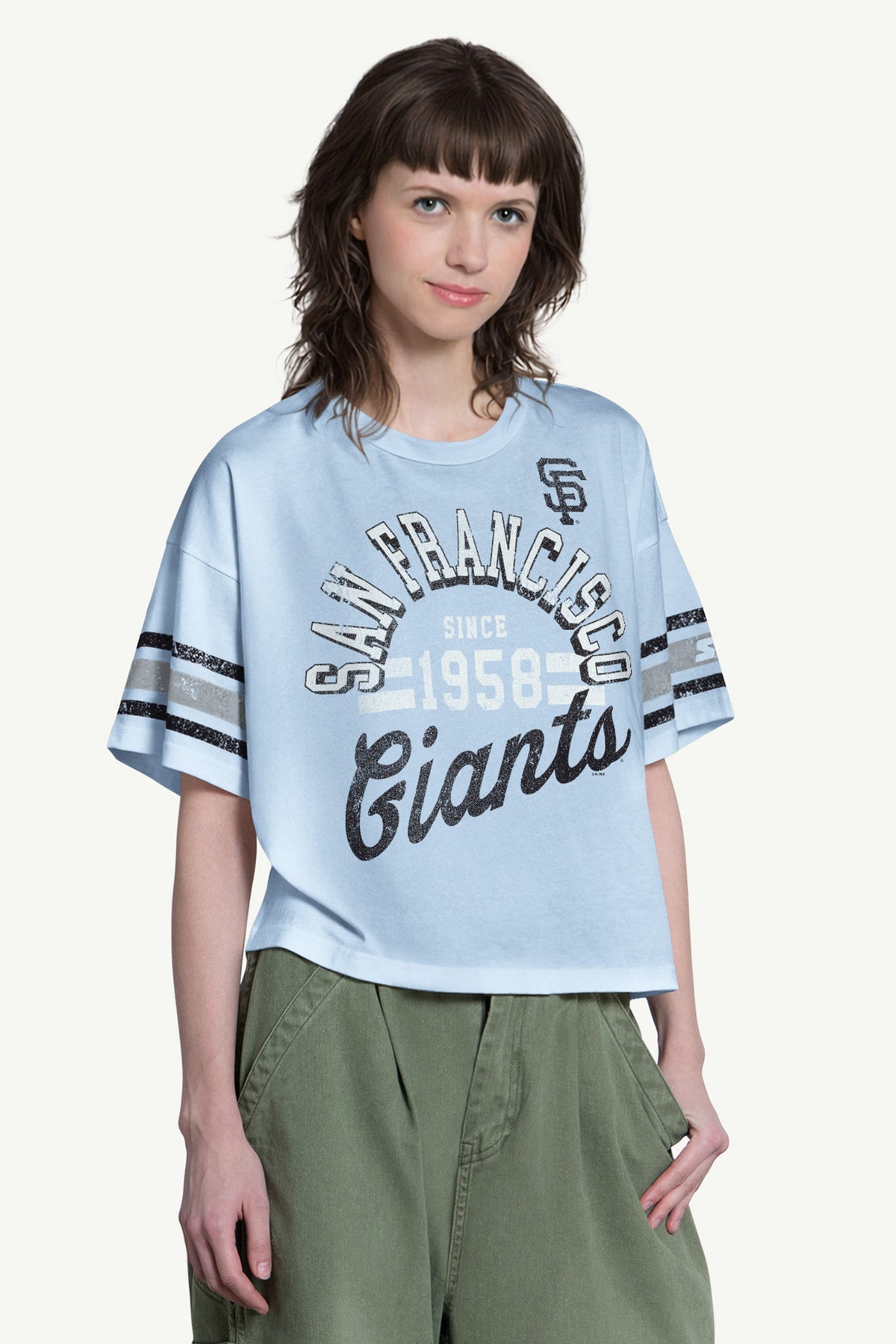 Starter WOMENS SAN FRANCISCO GIANTS OFFENSE SHORT SLEEVE T SHIRT