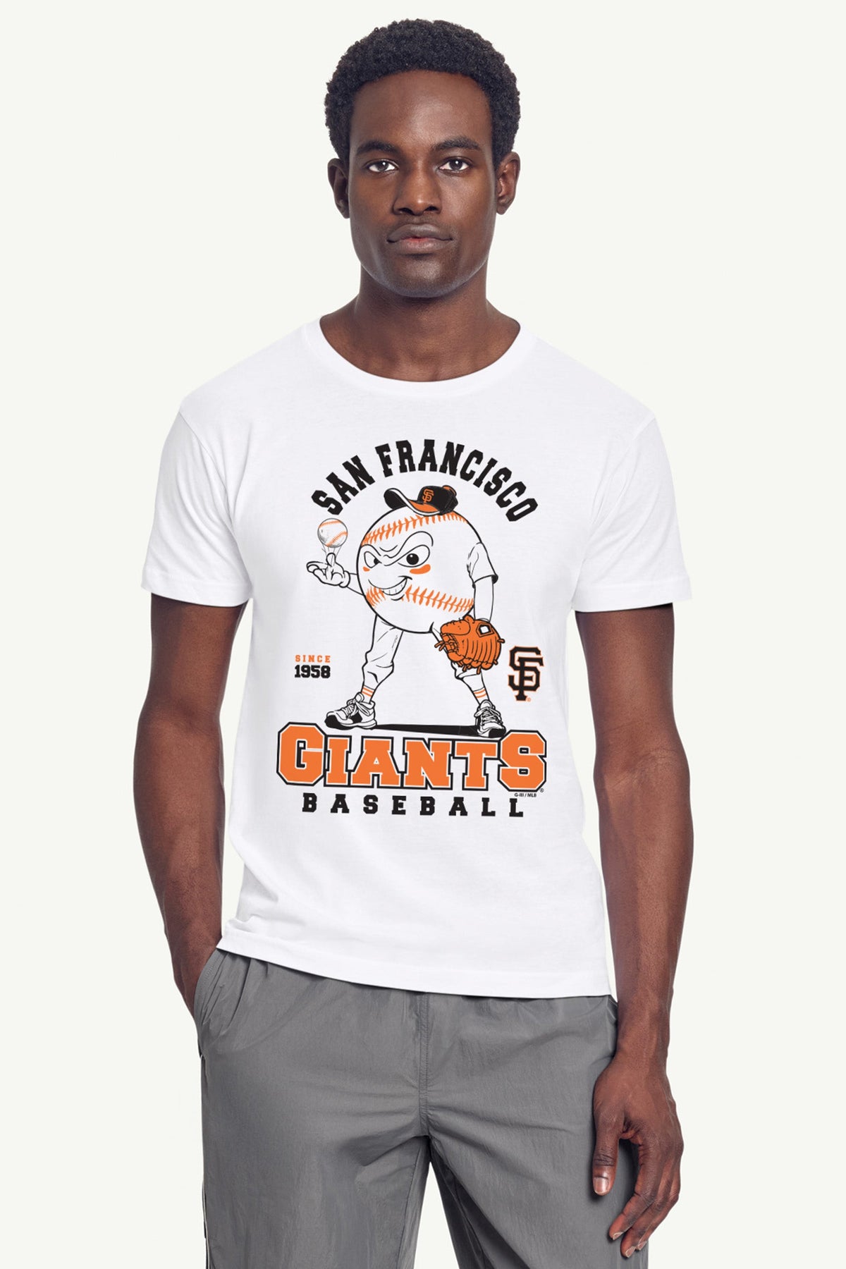 Starter MENS SAN FRANCISCO GIANTS BASEBALL CHARACTER SHORT SLEEVE T SHIRT