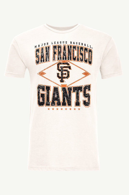 Starter MENS SAN FRANCISCO GIANTS DISTRESSED COOPERSTOWN DIAMOND SHORT SLEEVE T SHIRT