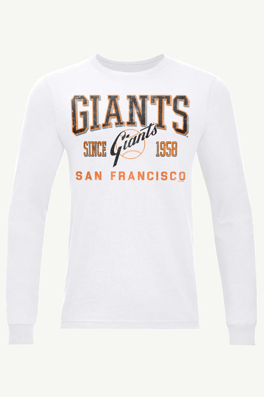 Starter MENS SAN FRANCISCO GIANTS RETRO LONG SLEEVE T SHIRT