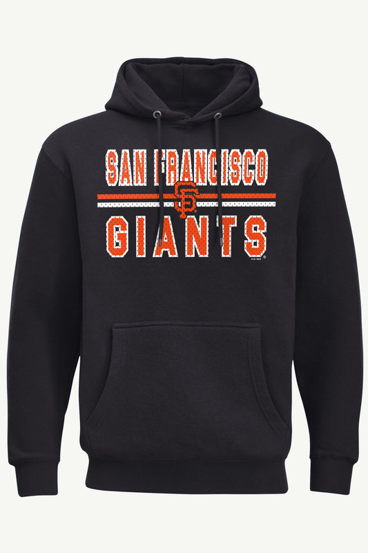 Starter MENS SAN FRANCISCO GIANTS MESH LOOK HOODIE