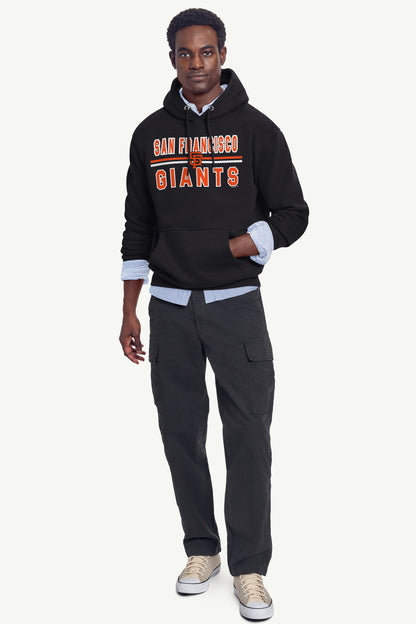 Starter MENS SAN FRANCISCO GIANTS MESH LOOK HOODIE