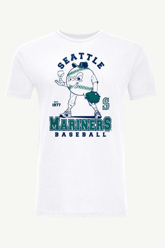 Starter MENS SEATTLE MARINERS BASEBALL CHARACTER SHORT SLEEVE T SHIRT