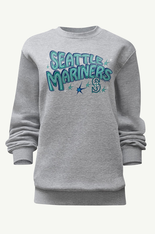 Starter WOMENS SEATTLE MARINERS FIREWORKS SWEATSHIRT