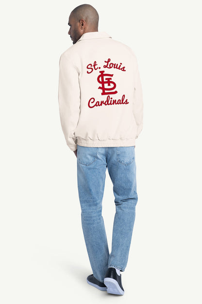 Starter MENS ST. LOUIS CARDINALS FRANCHISE FULL ZIP JACKET