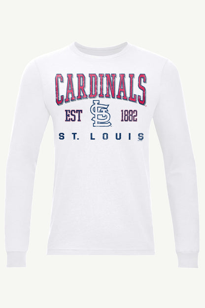 Starter MENS ST LOUIS CARDINALS RETRO LONG SLEEVE T SHIRT