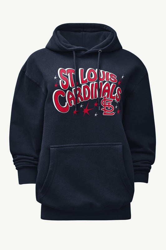 Starter WOMENS ST LOUIS CARDINALS FIREWORKS HOODIE