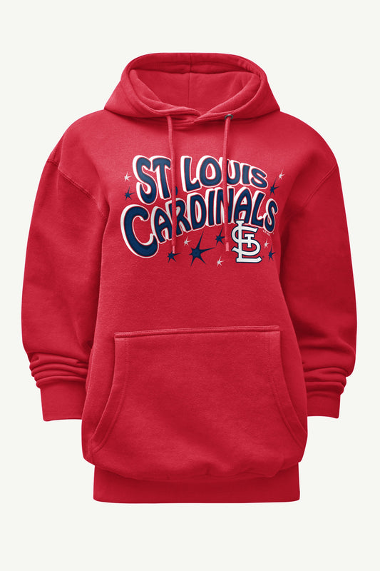 Starter WOMENS ST LOUIS CARDINALS FIREWORKS HOODIE