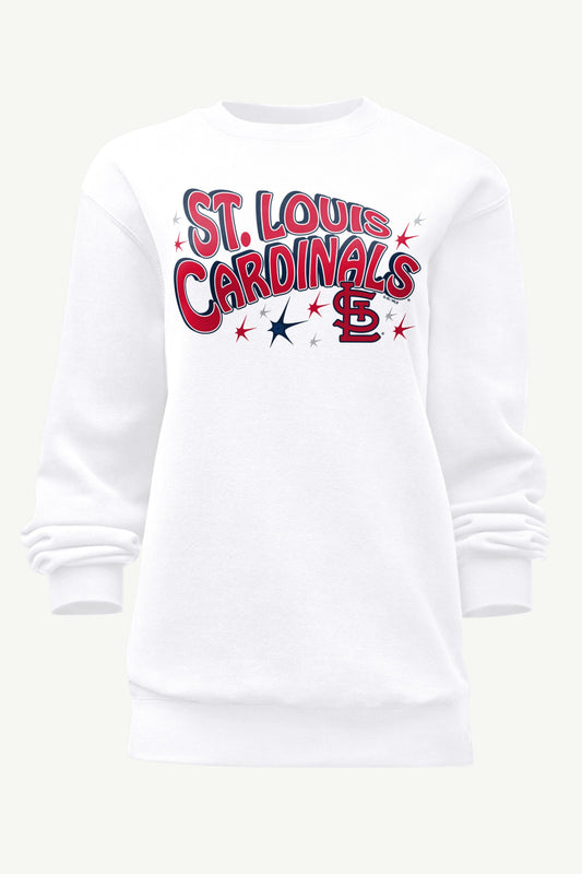 Starter WOMENS ST LOUIS CARDINALS FIREWORKS SWEATSHIRT