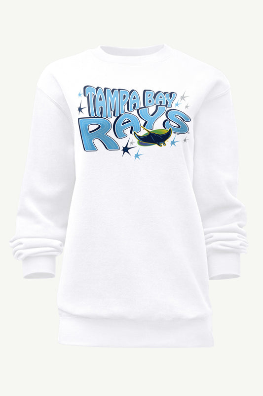 Starter WOMENS TAMPA BAY RAYS FIREWORKS SWEATSHIRT