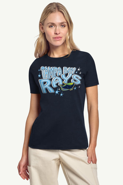 Starter WOMENS TAMPA BAY RAYS FIREWORKS T SHIRT