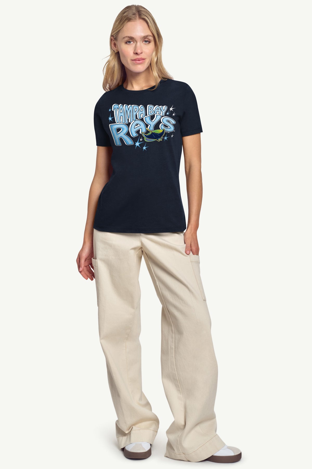 Starter WOMENS TAMPA BAY RAYS FIREWORKS T SHIRT