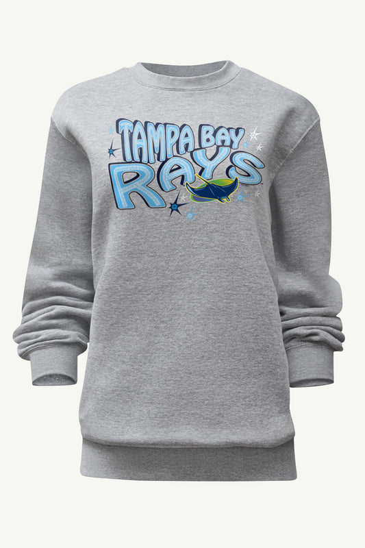 Starter WOMENS TAMPA BAY RAYS FIREWORKS SWEATSHIRT