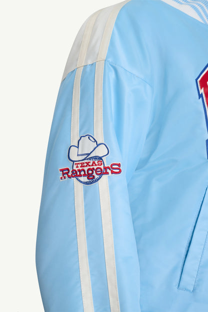 Starter WOMENS TEXAS RANGERS SATIN VARSITY JACKET