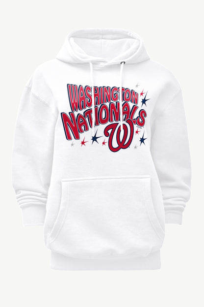 Starter WOMENS WASHINGTON NATIONALS FIREWORKS HOODIE