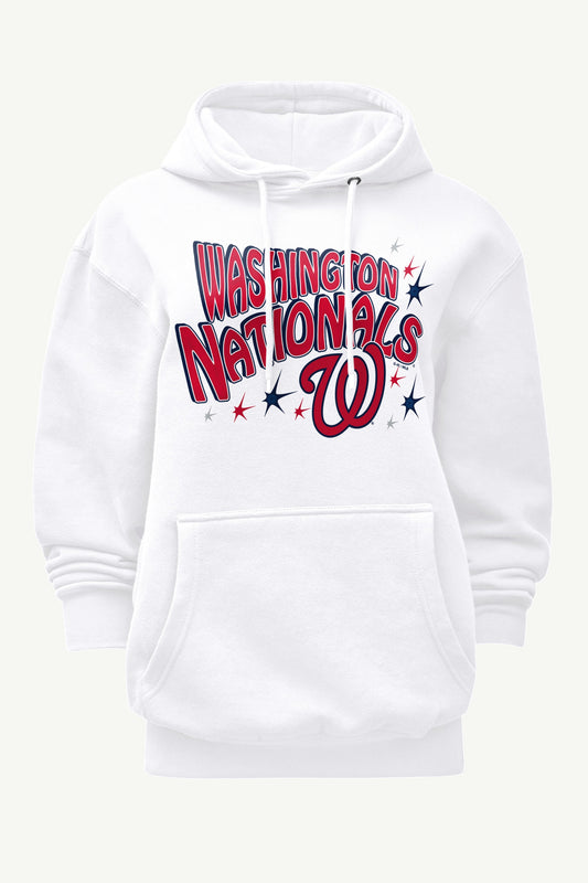 Starter WOMENS WASHINGTON NATIONALS FIREWORKS HOODIE