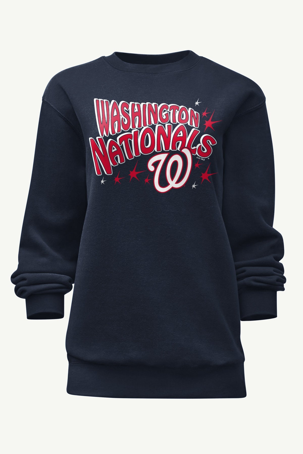 Starter WOMENS WASHINGTON NATIONALS FIREWORKS SWEATSHIRT