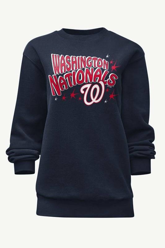 Starter WOMENS WASHINGTON NATIONALS FIREWORKS SWEATSHIRT