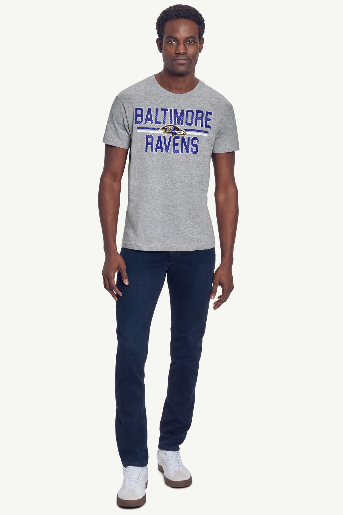Starter MENS BALTIMORE RAVENS MESH LOOK T SHIRT