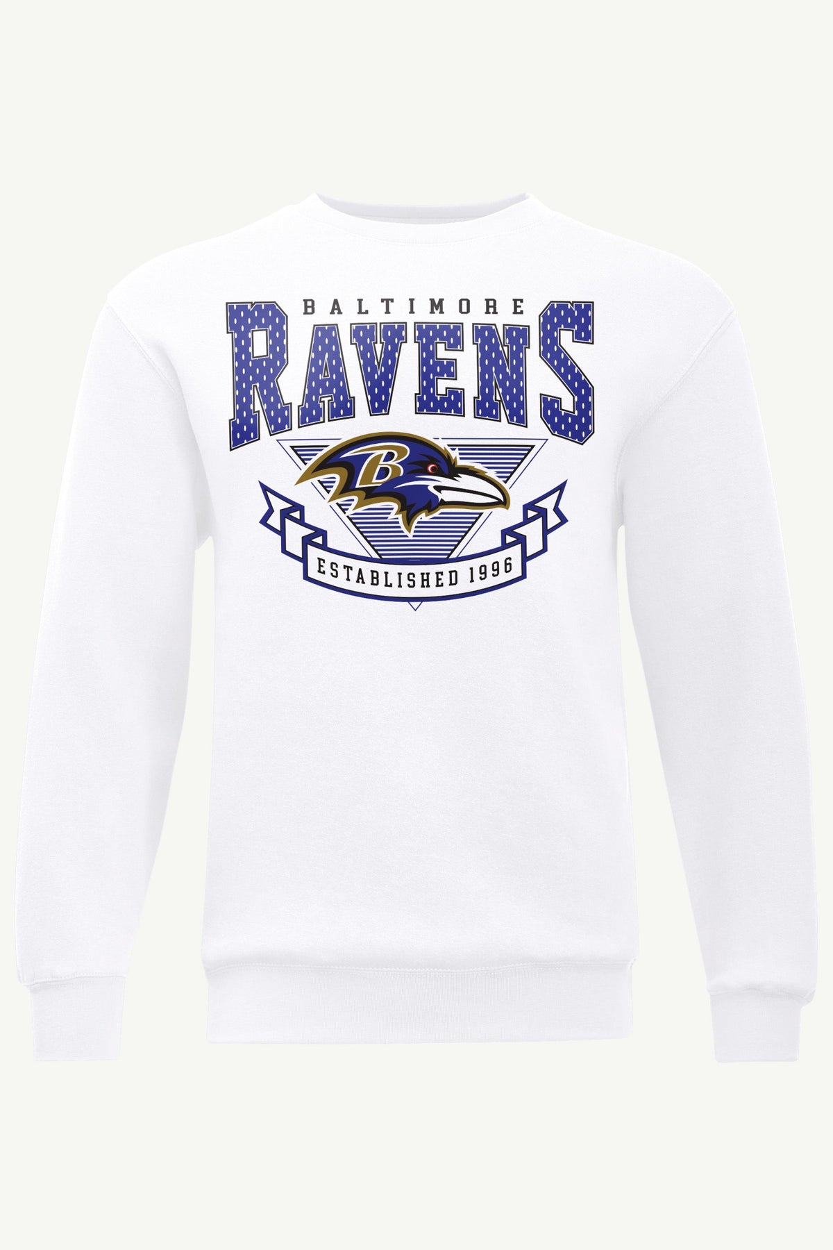 Starter MENS BALTIMORE RAVENS 80's INSPIRED SWEATSHIRT