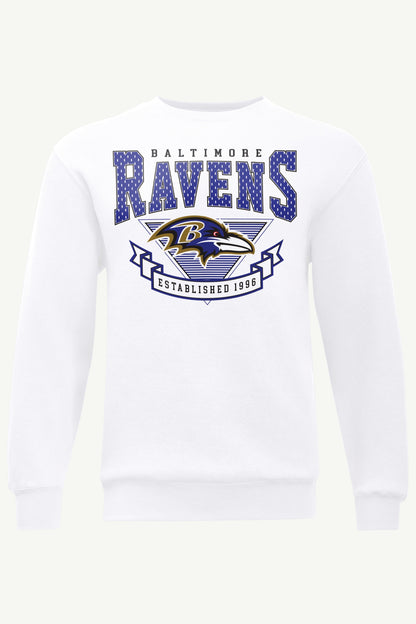 Starter MENS BALTIMORE RAVENS 80's INSPIRED SWEATSHIRT