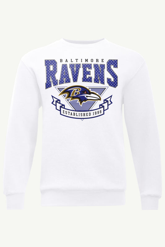 Starter MENS BALTIMORE RAVENS 80's INSPIRED SWEATSHIRT