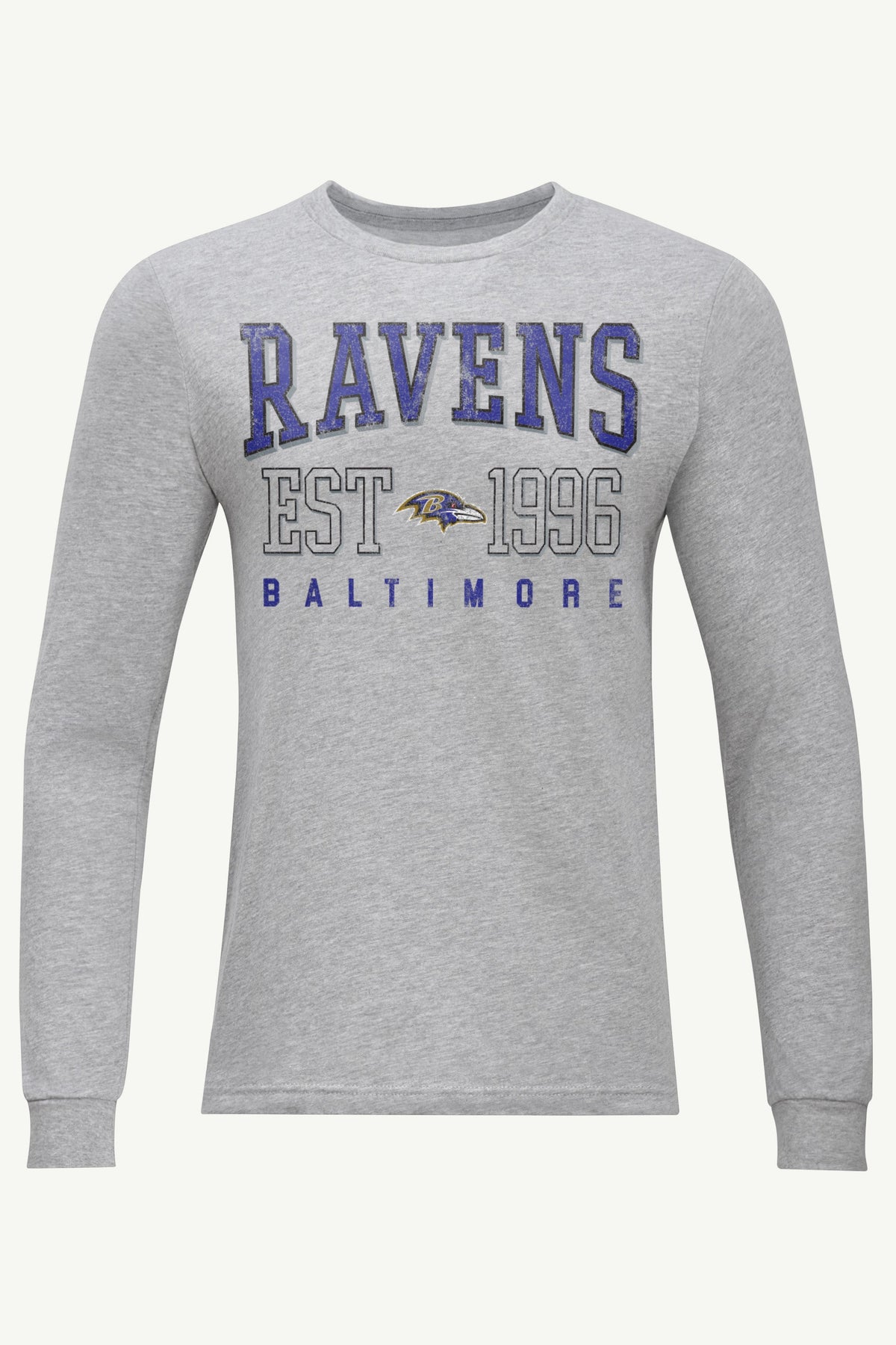 Starter MENS BALTIMORE RAVENS RETRO LONG SLEEVE T SHIRT