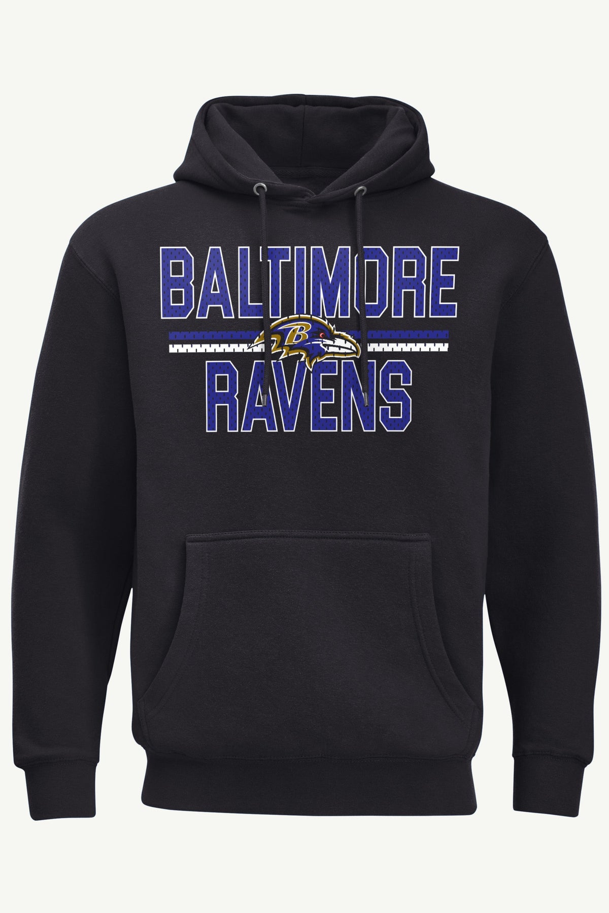 Starter MENS BALTIMORE RAVENS MESH LOOK HOODIE