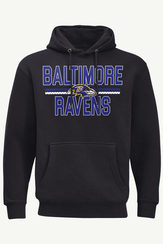 Starter MENS BALTIMORE RAVENS MESH LOOK HOODIE