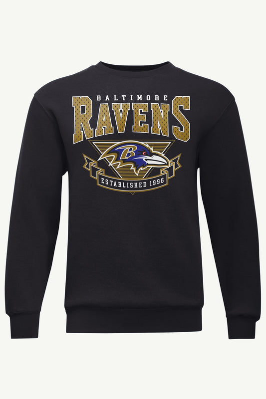 Starter MENS BALTIMORE RAVENS 80's INSPIRED SWEATSHIRT