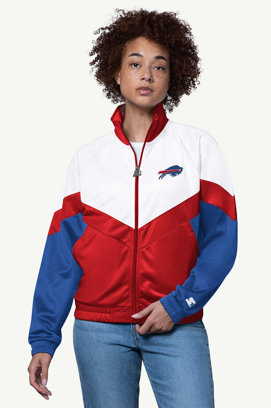 Starter WOMENS BUFFALO BILLS TEAMWORK TRACK JACKET