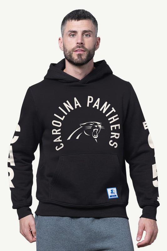 Starter MENS CAROLINA PANTHERS HANDOFF FLEECE HOODIE