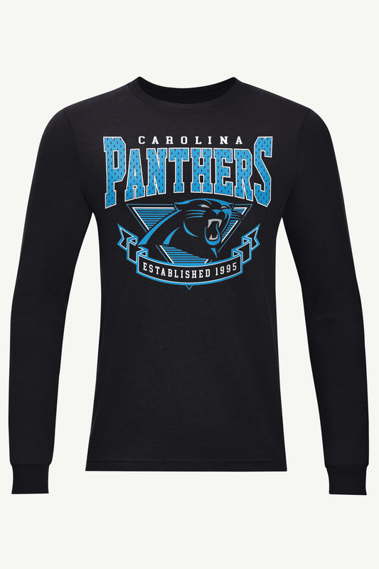 Starter MENS CAROLINA PANTHERS 80's INSPIRED LONG SLEEVE T SHIRT