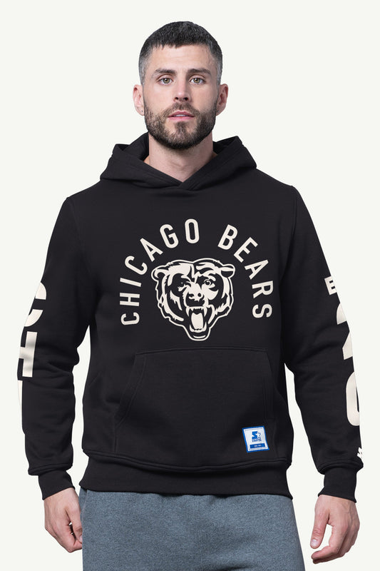 Starter MENS CHICAGO BEARS HANDOFF FLEECE HOODIE