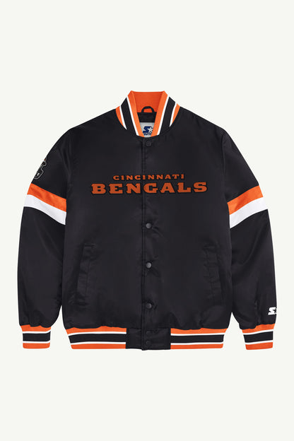 Starter CINCINNATI BENGALS HOME GAME VARSITY JACKET