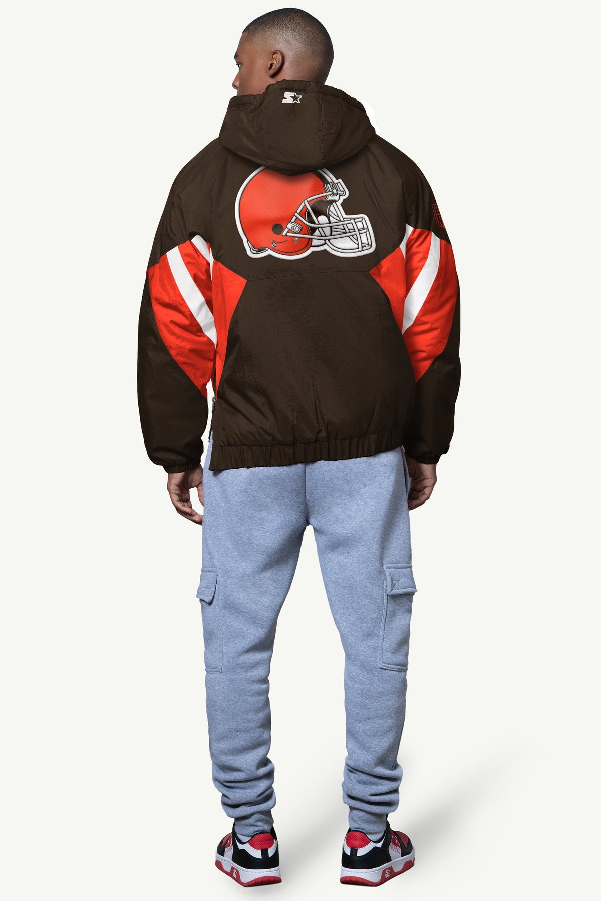 Starter MENS CLEVELAND BROWNS CLASSIC BREAKAWAY JACKET
