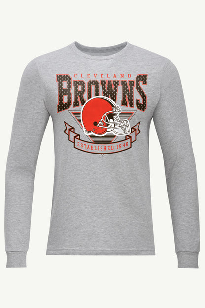 Starter MENS CLEVELAND BROWNS 80's INSPIRED LONG SLEEVE T SHIRT