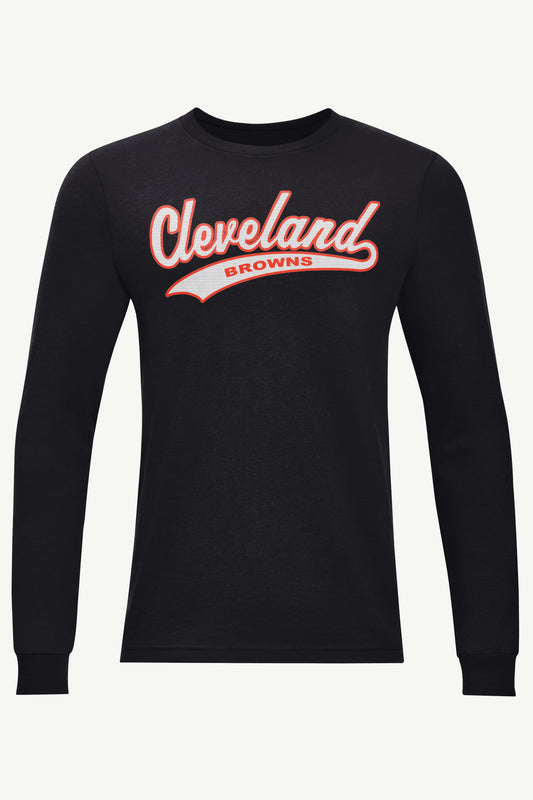Starter MENS CLEVELAND BROWNS TAILSWEEP LONG SLEEVE T SHIRT