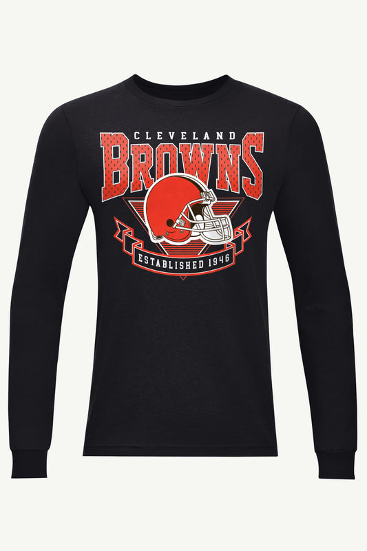 Starter MENS CLEVELAND BROWNS 80's INSPIRED LONG SLEEVE T SHIRT