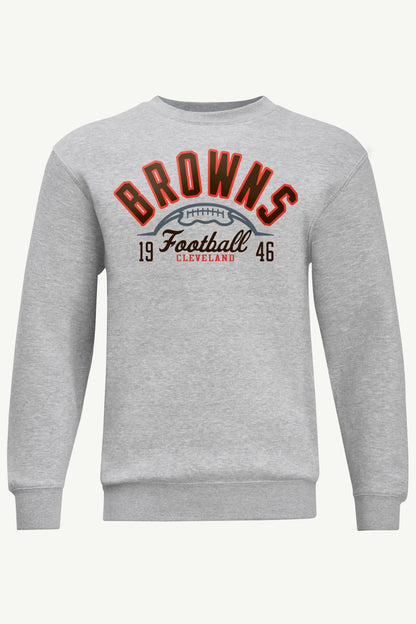 Starter MENS CLEVELAND BROWNS HALF BALL SWEATSHIRT