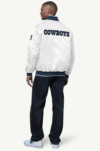 Starter MENS DALLAS COWBOYS AMBASSADOR SATIN VARSITY