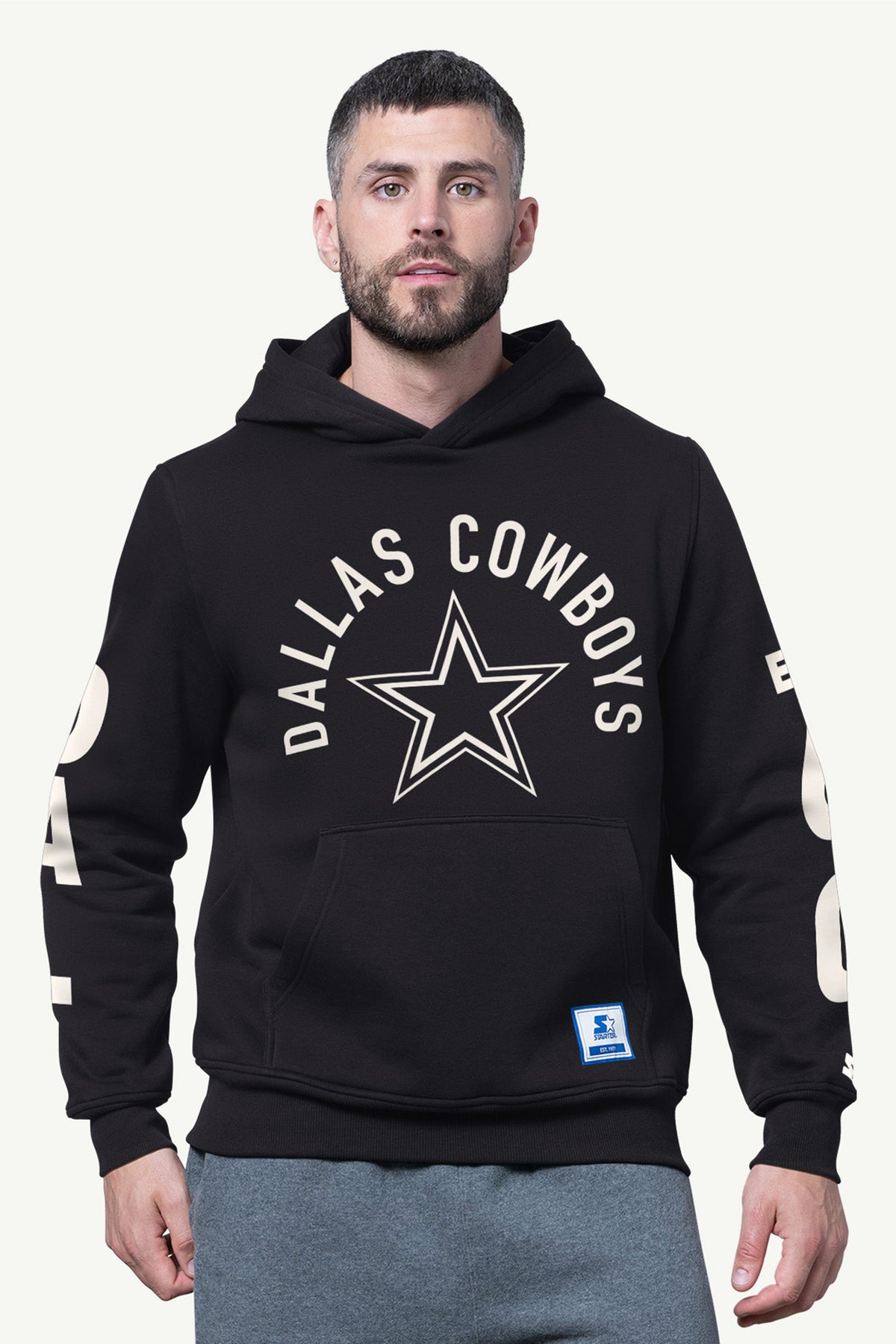 Starter MENS DALLAS COWBOYS HANDOFF FLEECE HOODIE
