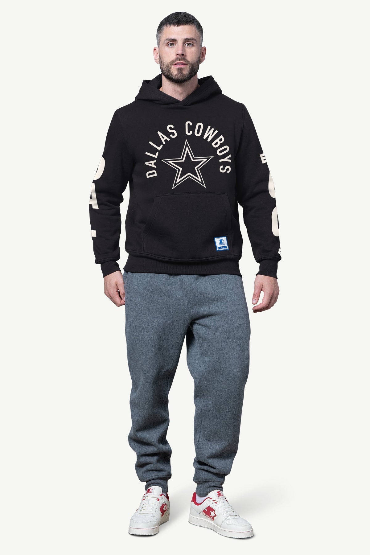 Starter MENS DALLAS COWBOYS HANDOFF FLEECE HOODIE