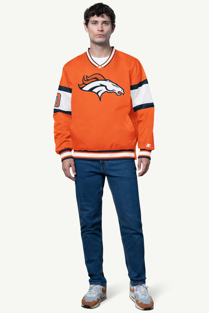 Starter MENS DENVER BRONCOS SIGNAL COLLAR PULLOVER